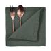 RIGA - πετσέτα λινή, 42x42 cm, σκούρο πράσινο