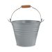 ZINC - κουβάς 8 λίτρων, γκρι
