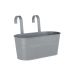 ZINC - κασπό κρεμαστό 33cm, γκρι