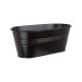 ZINC - κασπό οβάλ 40cm, μαύρο