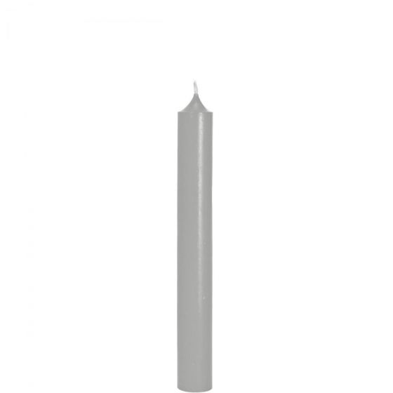 RAINBOW - κερί 18cm 8h, ανοιχτό γκρι