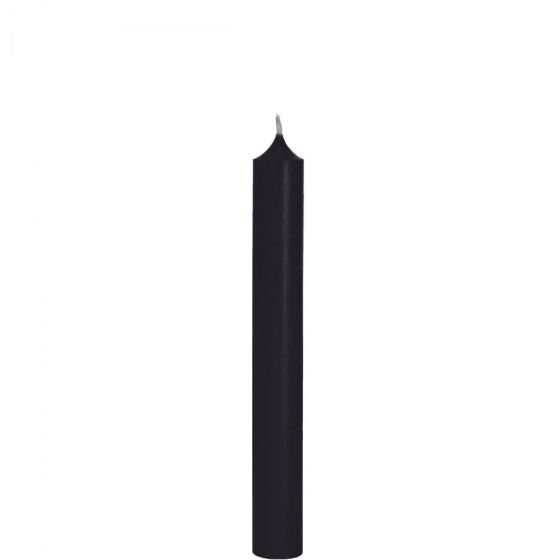 RAINBOW - κερί 18cm 8h, μαύρο
