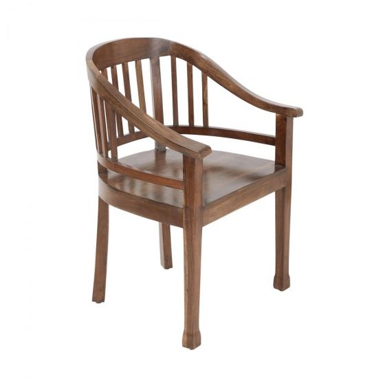 HOPKINS - καρέκλα, σκούρο καφέ