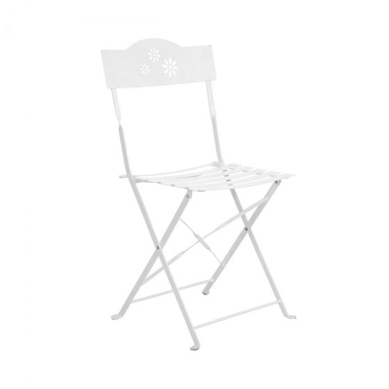DAISY JANE - καρέκλα πτυσσόμενη, λευκή ματ