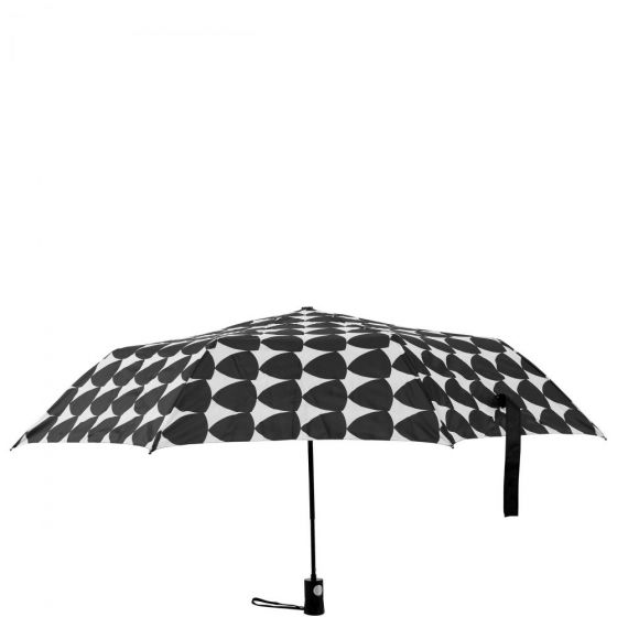 RAIN OR SHINE - πτυσσόμενη ομπρέλα μαύρη/λευκή