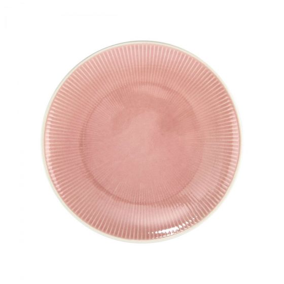 HANAMI - πιάτο με ρίγες, ροζ