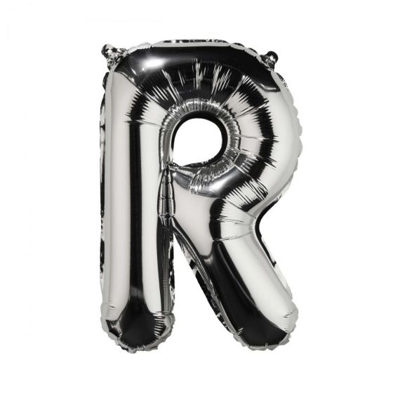 UPPER CLASS - μπαλόνι ασημί "R"