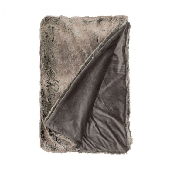WILD THING - κουβέρτα από συνθετική γούνα 150x200 καφέ