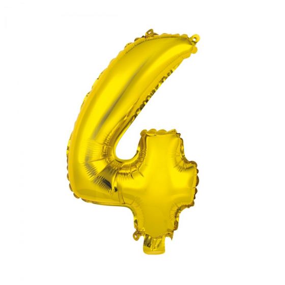UPPER CLASS - μπαλόνι χρυσό "4"