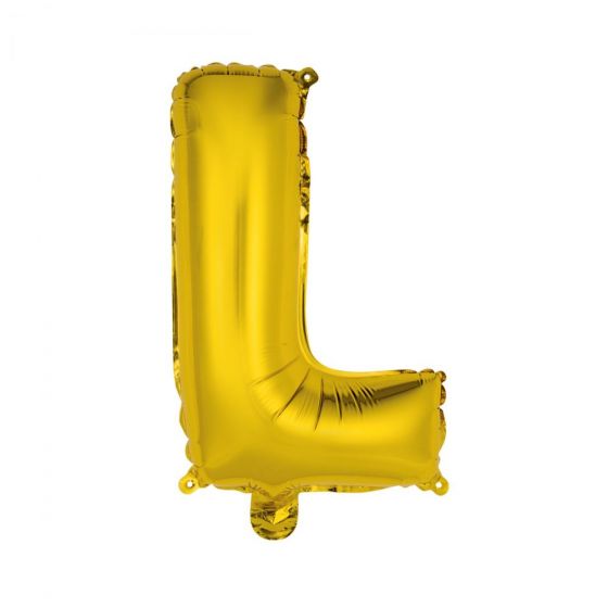 UPPER CLASS - μπαλόνι χρυσό "L"