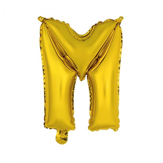UPPER CLASS - μπαλόνι χρυσό "M"