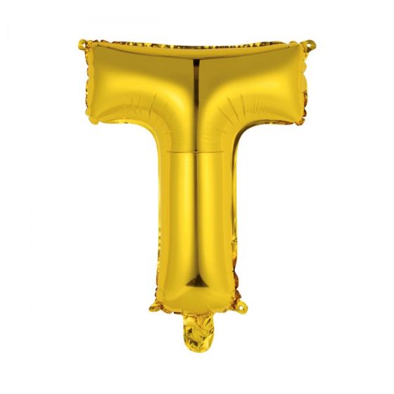 UPPER CLASS - μπαλόνι χρυσό "T"