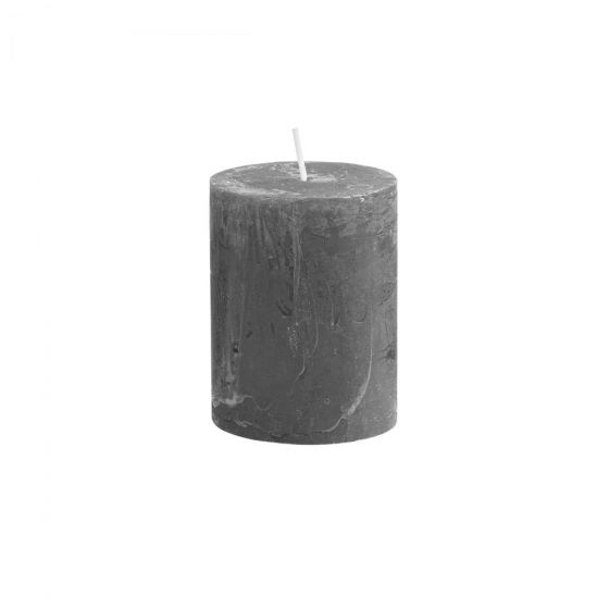 RUSTIC - κερί, 9cm, γκρι