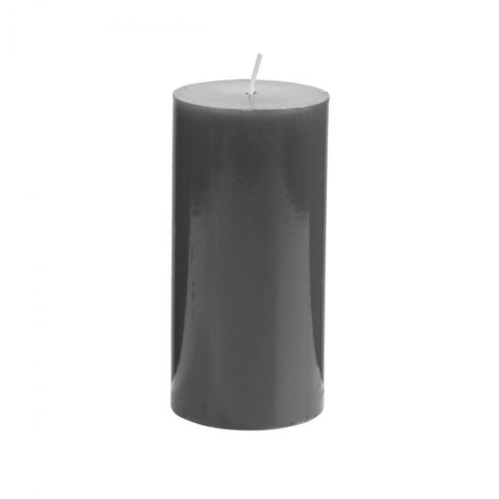 GLAZE - κερί, 15cm, γκρι