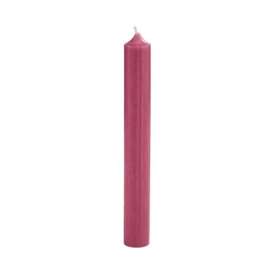 RAINBOW - κερί 18cm 8h σκούρο ροζ
