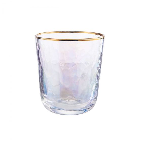 SMERALDA - ποτήρι με χρυσό φινίρισμα 280ml
