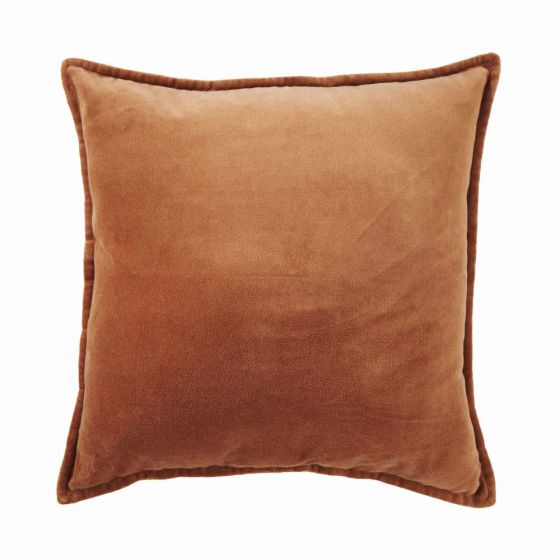 COTTON VELVET - μαξιλάρι σε ανοιχτό καφέ χρώμα 45x45cm