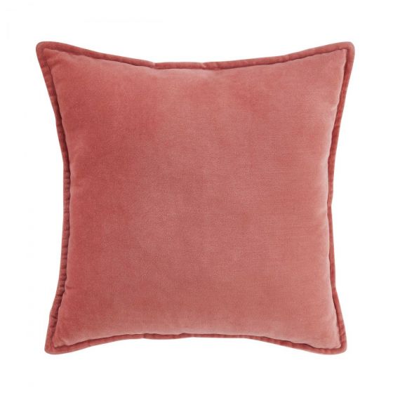 COTTON VELVET - μαξιλάρι 45x45 cm, ροζ