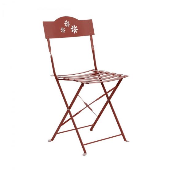 DAISY JANE - καρέκλα πτυσσόμενη, σκούρο κόκκινο