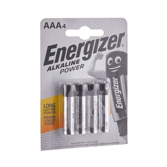 ENERGIZER - μπαταρίες αλκαλικές AAΑ σετ 4 τεμ