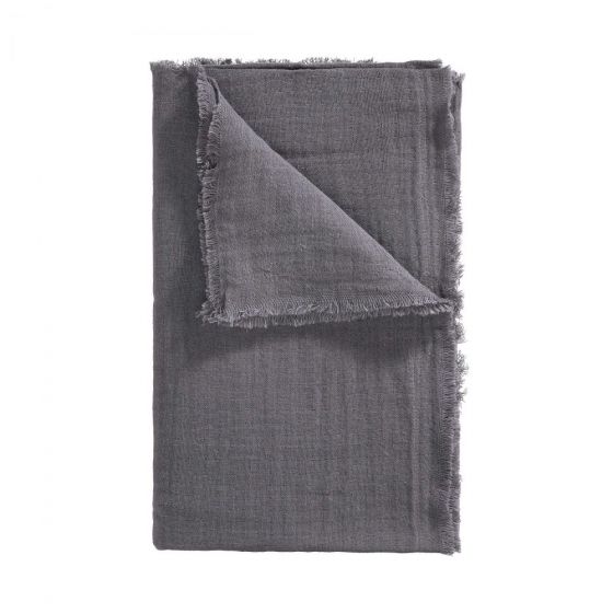 MILAINE - κουβέρτα, 130x170 cm, ανθρακί