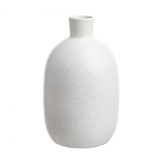 FINJA - βάζο κεραμικό 21,5cm, λευκό