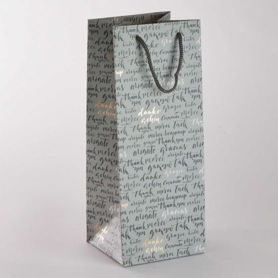 CELEBRATION - τσάντα για μπουκάλια "Thank You"