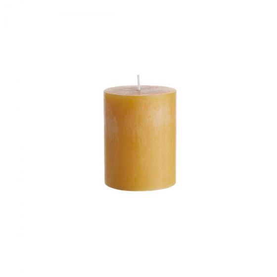 RUSTIC - κερί Δ6,8x9cm, κίτρινο