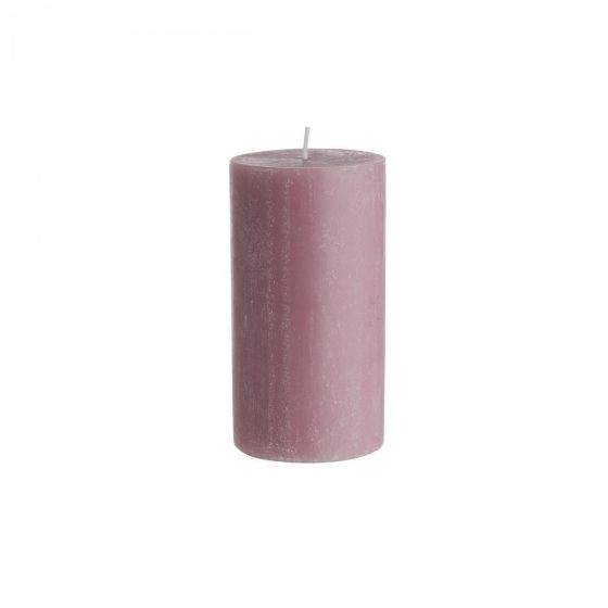 RUSTIC - κερί Δ6,8x13cm, ροζ