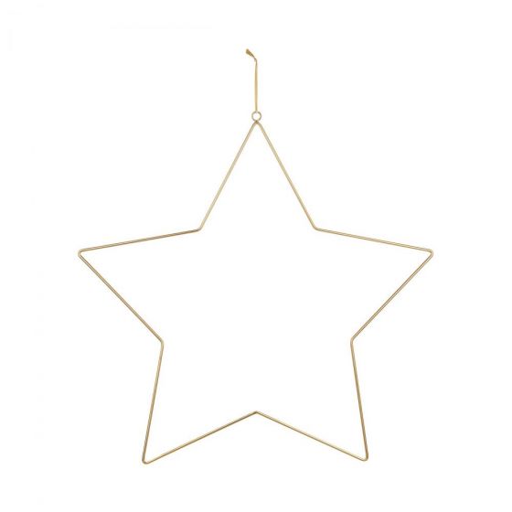 STAR - διακοσμητικό μεταλλικό αστέρι περ. 50cm, χρυσό