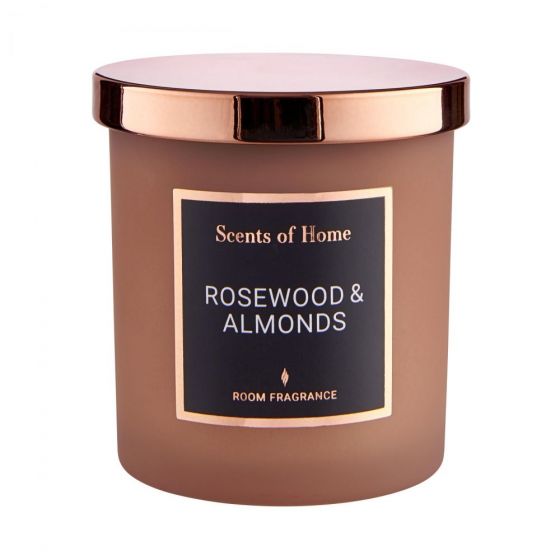 SCENTS OF HOME - αρωματικό κερί Rosewood & Almonds