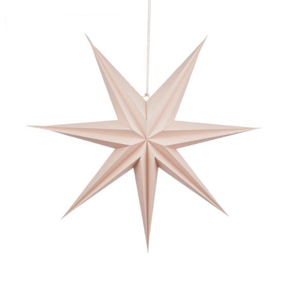 LATERNA MAGICA - χάρτινο αστέρι 60cm, μπεζ