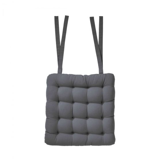 SOLID - μαξιλάρι καρέκλας 35x37cm, γκρι