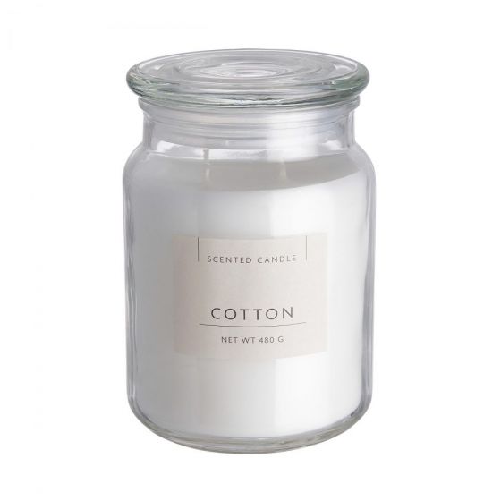 SCENTED CANDLE - αρωματικό κερί XL Cotton 480g