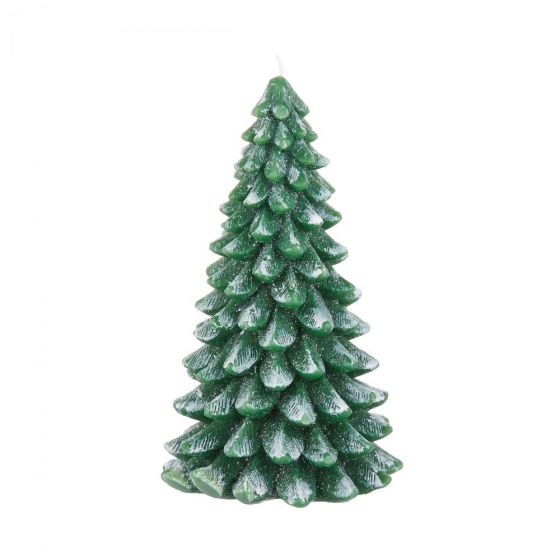 X-MAS - κερί "χριστουγεννιάτικο δέντρο" πράσινο Υ22cm