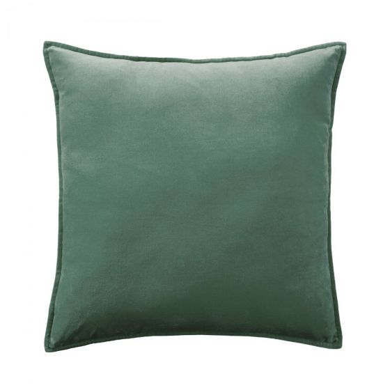 COTTON VELVET - μαξιλάρι 60x60cm, σκούρο πράσινο