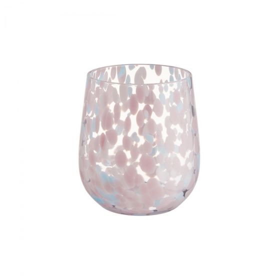 CONFETTI - ποτήρι ροζ-μπλε 450ml