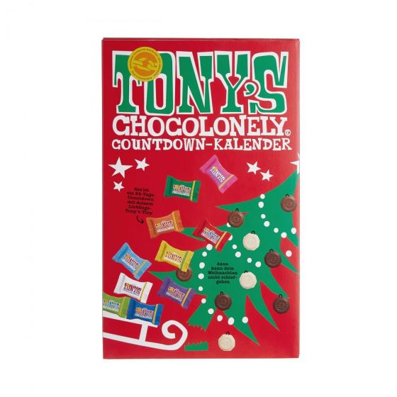 TONY'S - ημερολόγιο advent με σοκολάτες 225g