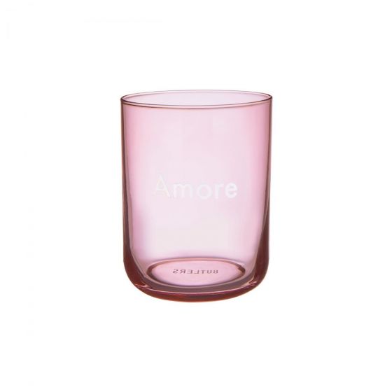 COLORATA - ποτήρι "Amore" 350ml, ροζ
