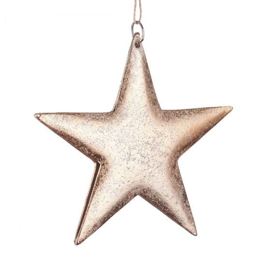 HANG ON - μεταλλικό αστέρι 15cm, χρυσό