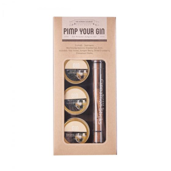 PIMP YOUR GIN - σετ δώρου με μείγμα βοτάνων για GIN
