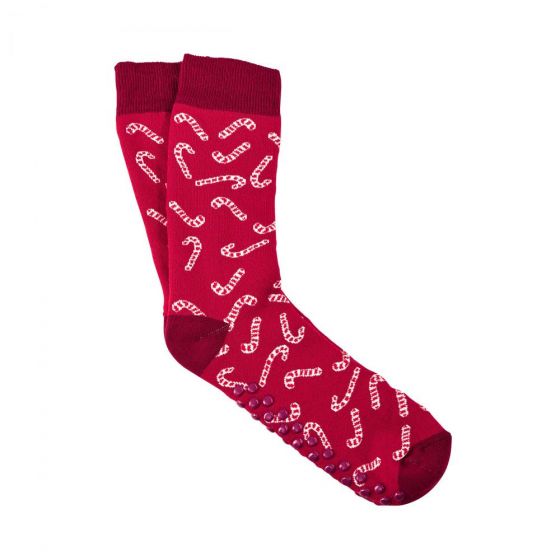 COZY SOCKS - κάλτσες με γλειφιτζούρια κόκκινες 39-42