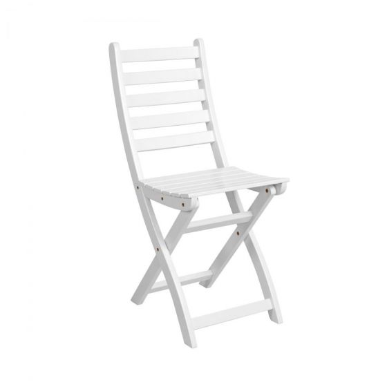 LODGE - καρέκλα πτυσσόμενη FSC λευκή