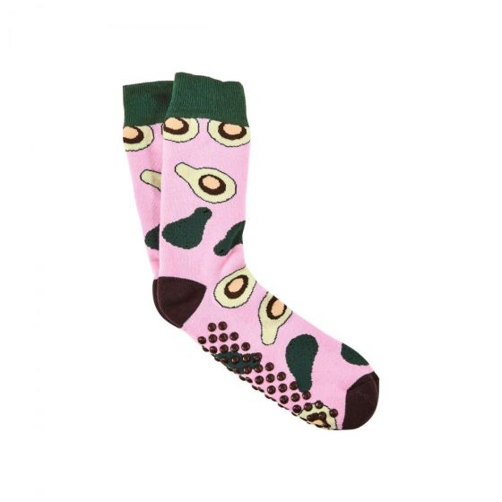 COZY SOCKS - κάλτσες με σχέδιο "αβοκάντο" 35-38