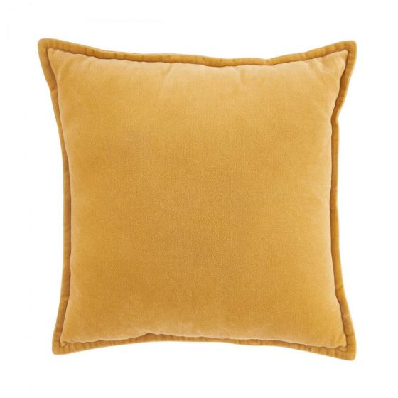 COTTON VELVET - μαξιλάρι κίτρινο, 45x45 cm