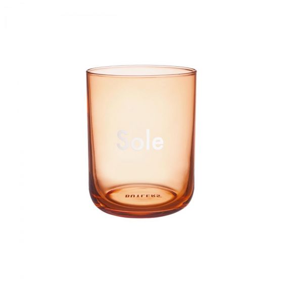 COLORATA - ποτήρι "Sole" 350ml, πορτοκαλί