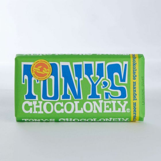 TONY'S - σοκολάτα αμύγδαλο-θαλασσινό αλάτι, 180g