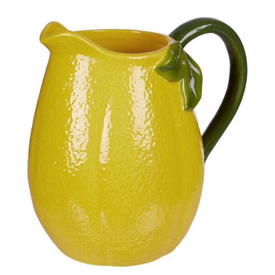 LEMON - κανάτα κεραμική 2,5l, κίτρινη