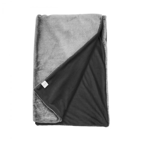 WILD THING - κουβέρτα από συνθετική γούνα 150x200 cm γκρι