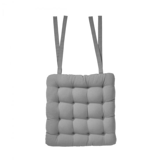 SOLID - μαξιλάρι καρέκλας, 35x37cm, γκρί